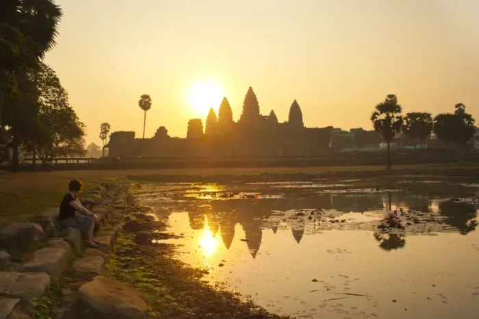 Framed Print : Tourist watching sunrise at Angkor Wat Temple, Angkor Temples, UNESCO World Heritage Site, Siem Reap Province, Cambodia, Indochina, Southeast Asia, Asia Framed Print : Tourist watching sunrise at Angkor Wat Temple, Angkor Temples, UNESCO World Heritage Site, Siem Reap Province, Cambodia, Indochina, Southeast Asia, Asia