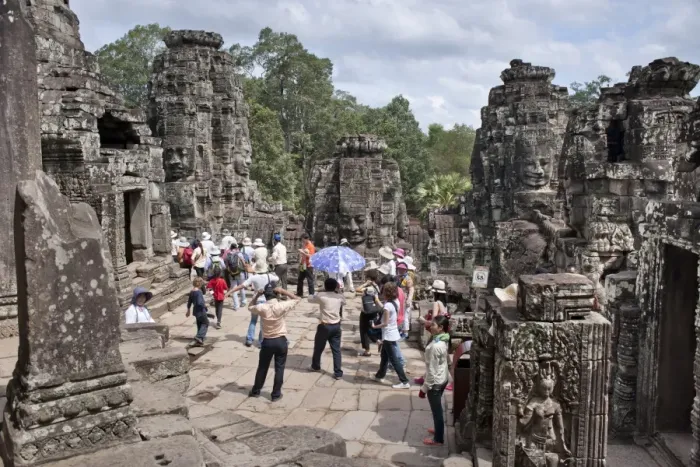 Framed Print : Tourists at The Bayon, Angkor Thom, Angkor, UNESCO World Heritage Site, Siem Reap, Cambodia, Indochina, Southeast Asia, Asia Framed Print : Tourists at The Bayon, Angkor Thom, Angkor, UNESCO World Heritage Site, Siem Reap, Cambodia, Indochina, Southeast Asia, Asia