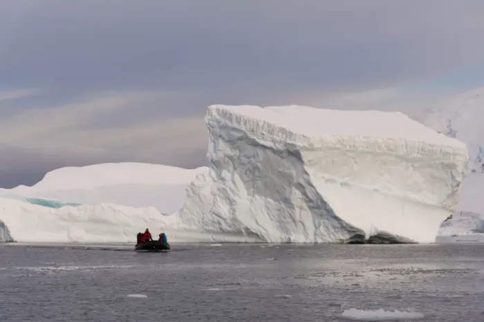 Framed Print : Tourists exploring Skontorp Cove in inflatable boat, Paradise Bay, Antarctica, Polar Framed Print : Tourists exploring Skontorp Cove in inflatable boat, Paradise Bay, Antarctica, Polar