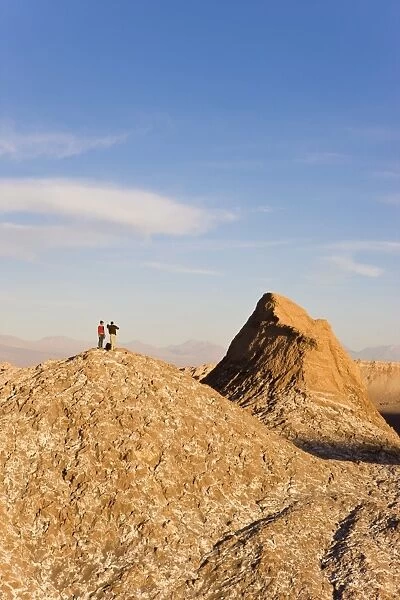 Tourists waiting for the sunset, Valle de la Luna (Valley of the Moon)