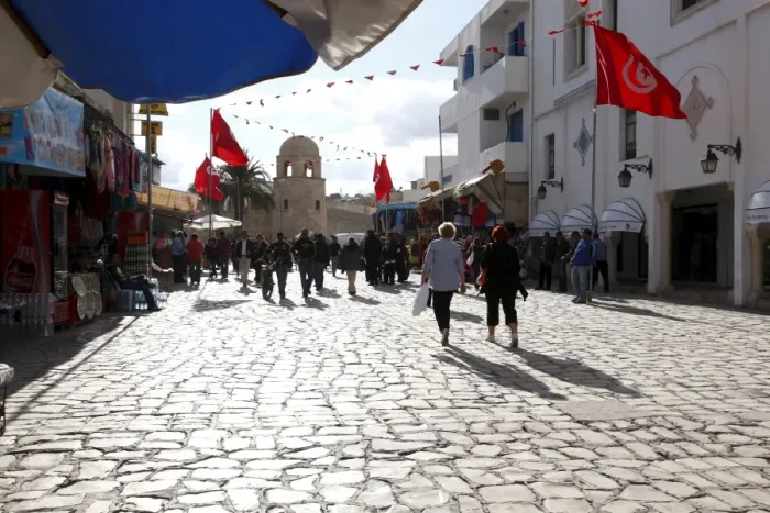 Framed Print : Tourists walking to the Medina, Place des Martyrs, Sousse, Tunisia, North Africa, Africa Framed Print : Tourists walking to the Medina, Place des Martyrs, Sousse, Tunisia, North Africa, Africa