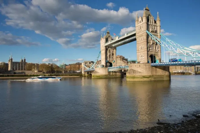 Framed Print : Tower Bridge and River Thames, London, England, United Kingdom, Europe