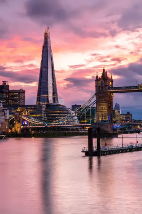 Framed Print : Tower Bridge and The Shard at sunset, London, England, United Kingdom, Europe Framed Print : Tower Bridge and The Shard at sunset, London, England, United Kingdom, Europe