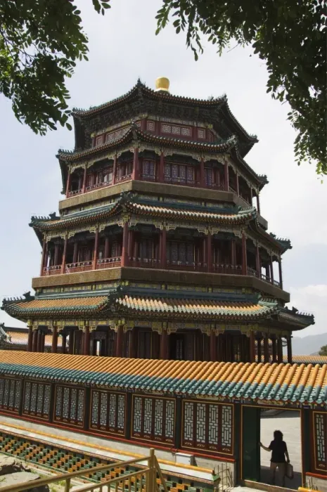 Framed Print : Tower of Buddhist Incense on Longevity Hill, Yihe Yuan (The Summer Palace) Framed Print : Tower of Buddhist Incense on Longevity Hill, Yihe Yuan (The Summer Palace)