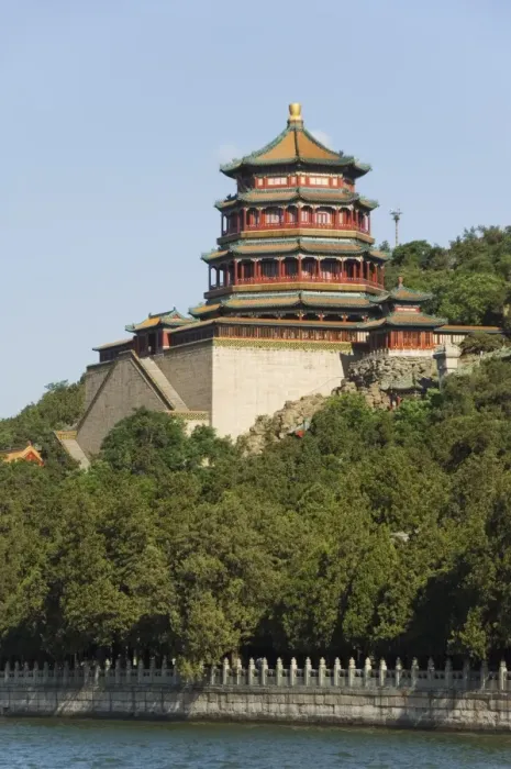 Framed Print : Tower of Buddhist Incense on Longevity Hill and Kunming Lake at Yihe Yuan Framed Print : Tower of Buddhist Incense on Longevity Hill and Kunming Lake at Yihe Yuan