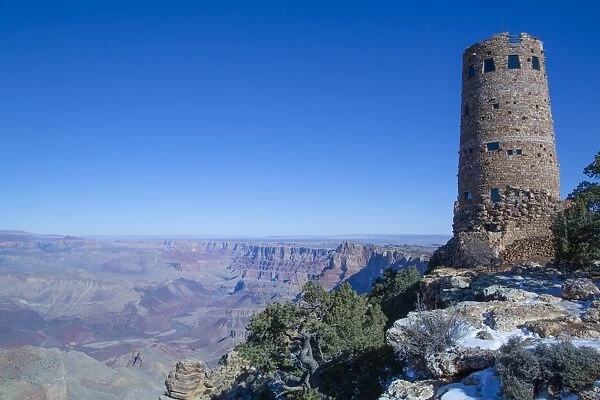 Tower, Desert View Point, South Rim, Grand Canyon National Park, UNESCO World Heritage Site