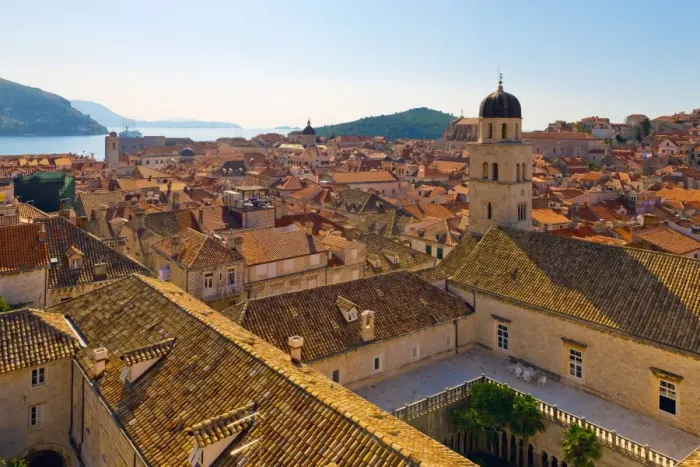 Framed Print : The Tower of the Franciscan Monastery, Old Town (Stari Grad), UNESCO World Heritage Site, Dubrovnik, Dalmatia, Croatia, Europe Framed Print : The Tower of the Franciscan Monastery, Old Town (Stari Grad), UNESCO World Heritage Site, Dubrovnik, Dalmatia, Croatia, Europe