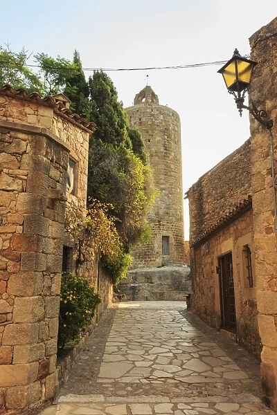 Tower of the Hours, castle remains in the gorgeous medieval hilltop walled village