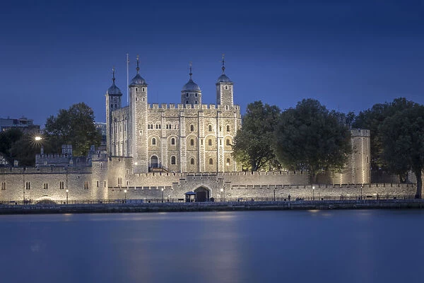 The Tower of London, 11th century medieval Norman castle that houses the Crown Jewels