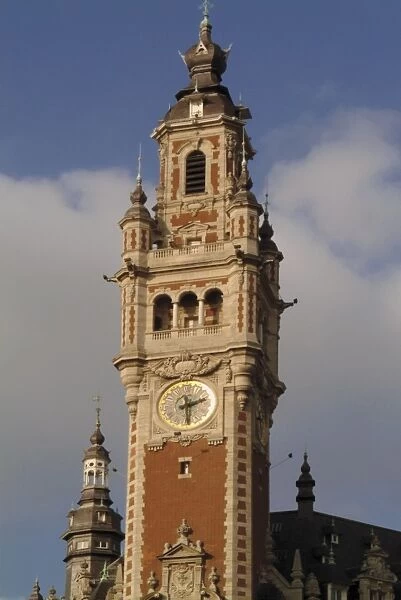 Tower of the Nouvelle Bourse (new mint), Lille, Nord, France, Europe