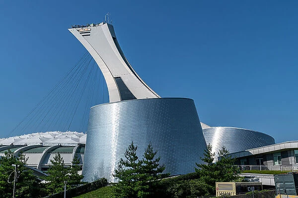 Tower of the Olympic Stadium, Montreal, Quebec, Canada, North America