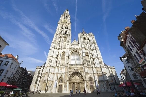 Tower of Onze Lieve Vrouwekathedraal, built between 1352 and 1521, Antwerp