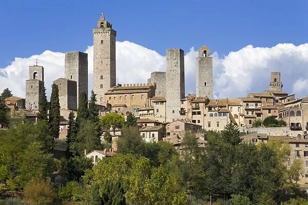 Towers of San Gimignano, UNESCO World Heritage Site, Tuscany, Italy, Europe