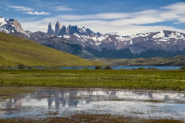 Framed Print : The towers of the Torres del Paine National Park, Patagonia, Chile, South America Framed Print : The towers of the Torres del Paine National Park, Patagonia, Chile, South America