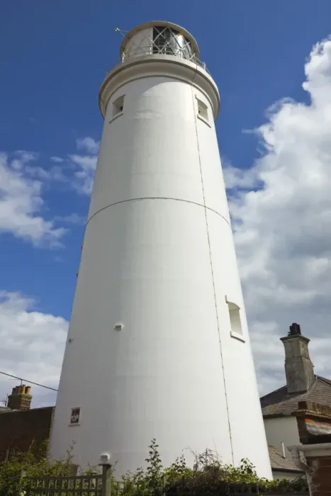 Framed Print : The town centre lighthouse, built of brick in 1890, a Grade II listed building and 31m tall, Southwold, Suffolk, England, United Kingdom, Europe