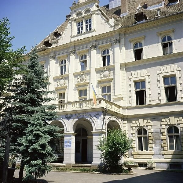 Town Council building, Sighisoara, Transylvania, Romania, Europe