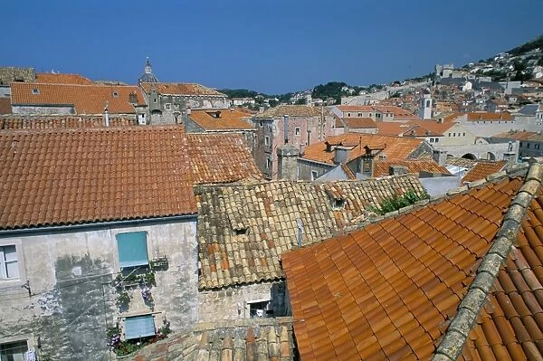 Town of Dubrovnik, Dalmatian coast, Croatia, Adriatic, Europe