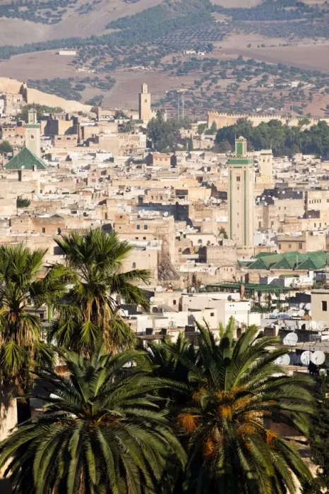 Framed Print : Town of Fez, Morocco, North Africa, Africa Framed Print : Town of Fez, Morocco, North Africa, Africa