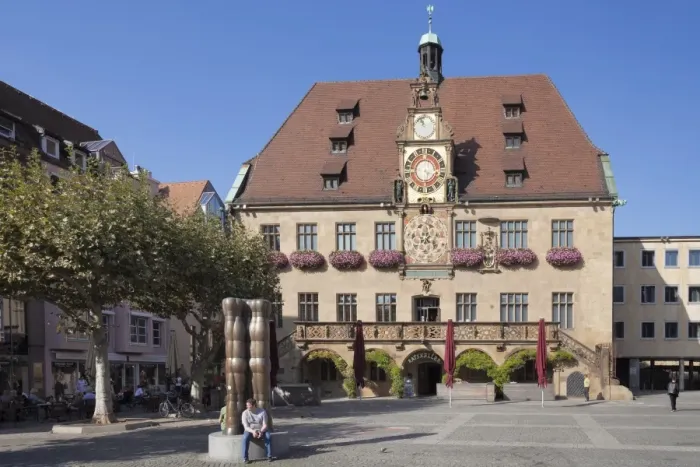 Framed Print : Town Hall with astronomical clock, Market Place, Heilbronn, Baden Wurttemberg, Germany, Europe Framed Print : Town Hall with astronomical clock, Market Place, Heilbronn, Baden Wurttemberg, Germany, Europe