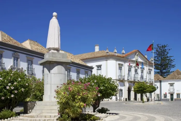 Framed Print : Town Hall, Faro, Algarve, Portugal, Europe