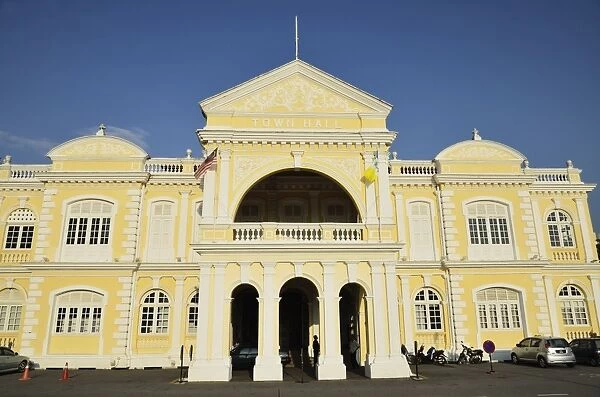 Town Hall, George Town, UNESCO World Heritage Site, Penang, Malaysia, Southeast Asia
