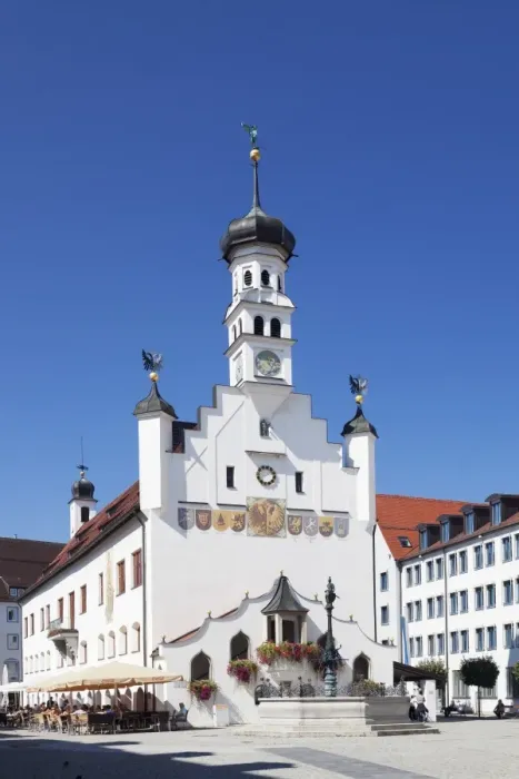 Framed Print : Town Hall, Kempten, Schwaben, Bavaria, Germany, Europe Framed Print : Town Hall, Kempten, Schwaben, Bavaria, Germany, Europe