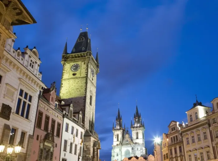 Framed Print : Town Hall, Old Town Square and the Church of Our Lady before Tyn, Old Town Framed Print : Town Hall, Old Town Square and the Church of Our Lady before Tyn, Old Town