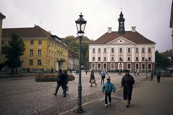 Town Hall Square, Tartu, Estonia, Baltic States, Europe