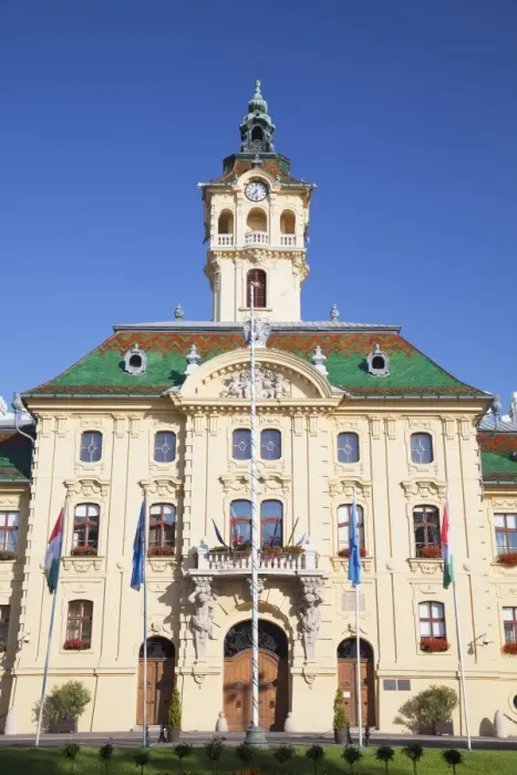 Framed Print : Town Hall, Szeged, Southern Plain, Hungary, Europe Framed Print : Town Hall, Szeged, Southern Plain, Hungary, Europe