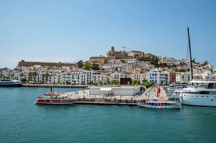 Framed Print : The town of Ibiza, Ibiza, Balearic Islands, Spain, Mediterranean, Europe Framed Print : The town of Ibiza, Ibiza, Balearic Islands, Spain, Mediterranean, Europe