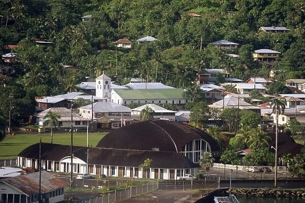 The town of Pago Pago on U