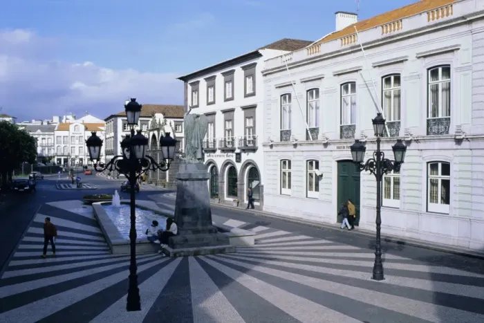 Framed Print : Town of Ponta Delgada Framed Print : Town of Ponta Delgada