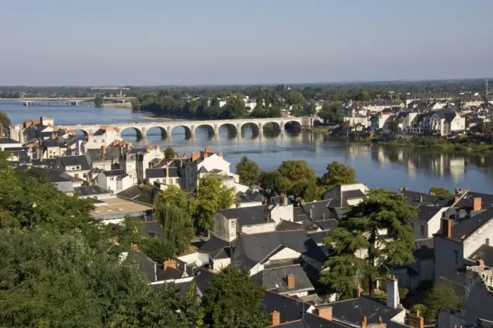 Framed Print : The town of Saumur on the River Loire, Maine-et-Loire, Pays de la Loire, France, Europe Framed Print : The town of Saumur on the River Loire, Maine-et-Loire, Pays de la Loire, France, Europe