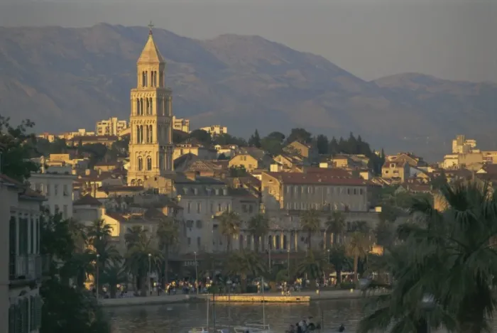 Framed Print : Town skyline, Split, Croatia, Europe Framed Print : Town skyline, Split, Croatia, Europe