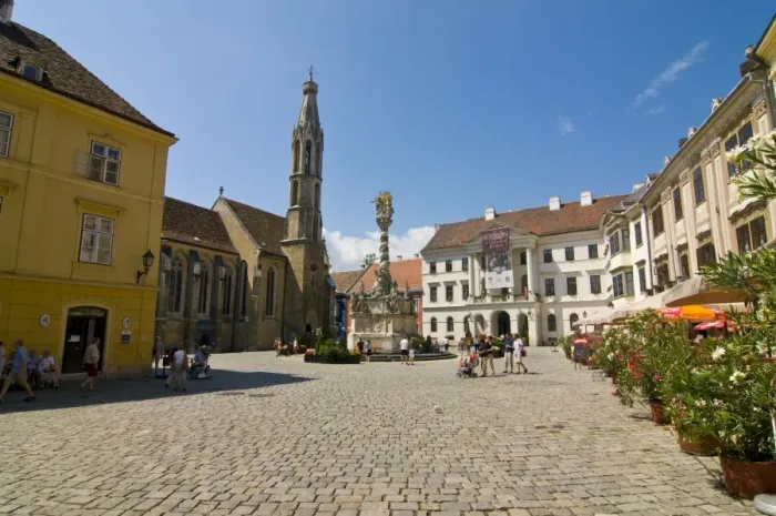 Framed Print : The town of Sopron, Hungary, Europe