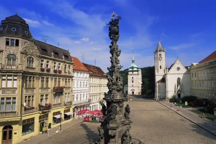 Framed Print : Town Square, Teplice, North Bohemia, Czech Republic, Europe Framed Print : Town Square, Teplice, North Bohemia, Czech Republic, Europe