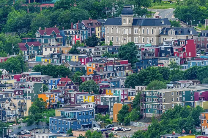 Framed Print : The town of St. John's from Signal Hill National Historic Site, St. John's, Newfoundland, Canada, North America Framed Print : The town of St. John's from Signal Hill National Historic Site, St. John's, Newfoundland, Canada, North America