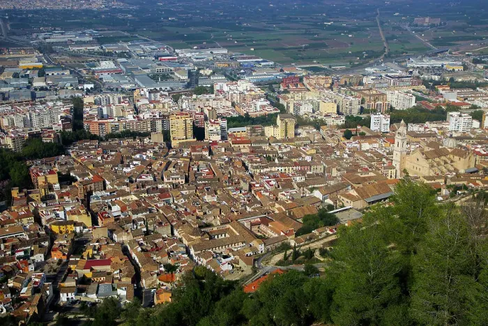 Framed Print : Town of Xativa (Jativa), Valencia province, Spain, Europe Framed Print : Town of Xativa (Jativa), Valencia province, Spain, Europe
