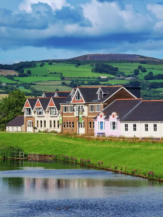 Framed Print : Townscape of Caerphilly, Gwent, Wales, United Kingdom, Europe Framed Print : Townscape of Caerphilly, Gwent, Wales, United Kingdom, Europe