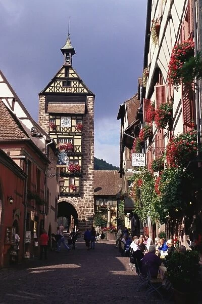 Traditional architecture, Alsace, France, Europe