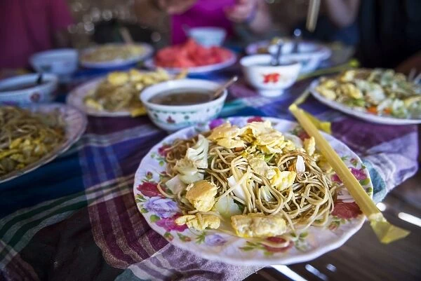 Traditional Burmese noodles, Myanmar (Burma), Asia