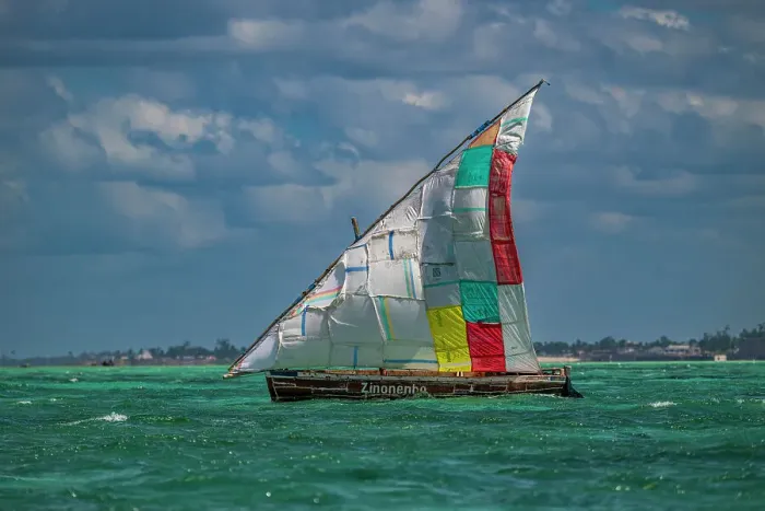 Framed Print : Traditional Dhow sailing off the coast of the Island of Mozambique, Mozambique, Africa Framed Print : Traditional Dhow sailing off the coast of the Island of Mozambique, Mozambique, Africa