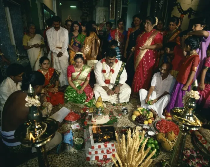 Framed Print : Traditional Hindu wedding Framed Print : Traditional Hindu wedding