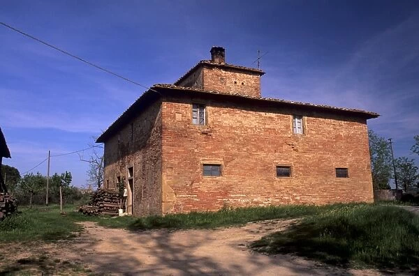Traditional house in Val d Orcia