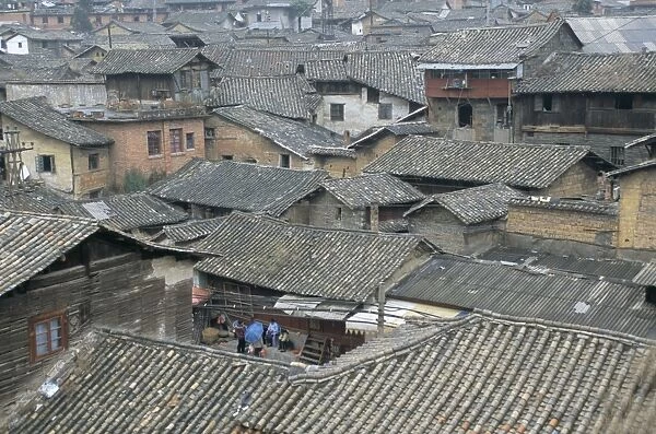 Traditional housing, Gejiu, Monghe, Yunnan, China, Asia