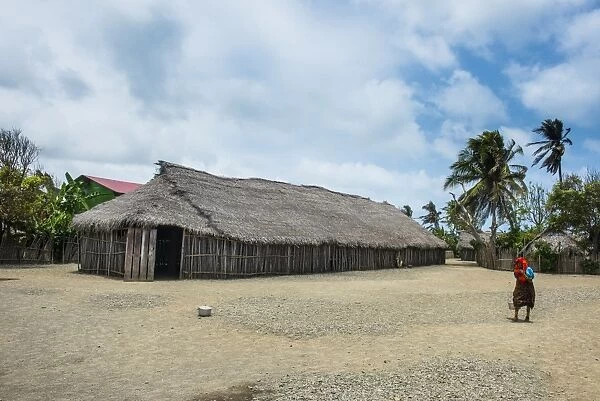 Traditional huts, Achutupu, San Blas Islands, Kuna Yala, Panama, Central America