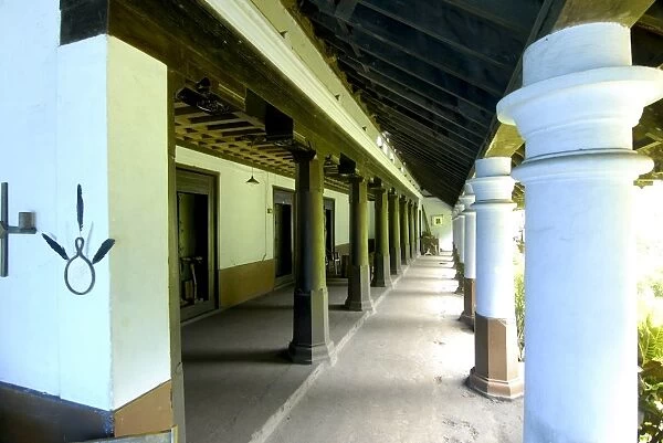 Traditional Kerala house, Payannur, Kerala, India, Asia