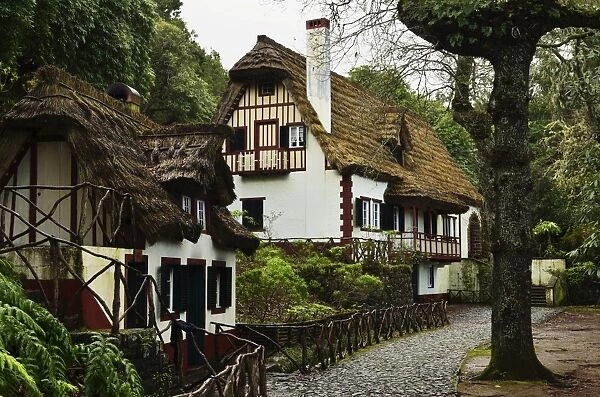 Traditional Madeira house, Queimadas, Madeira, Portugal, Atlantic Ocean, Europe