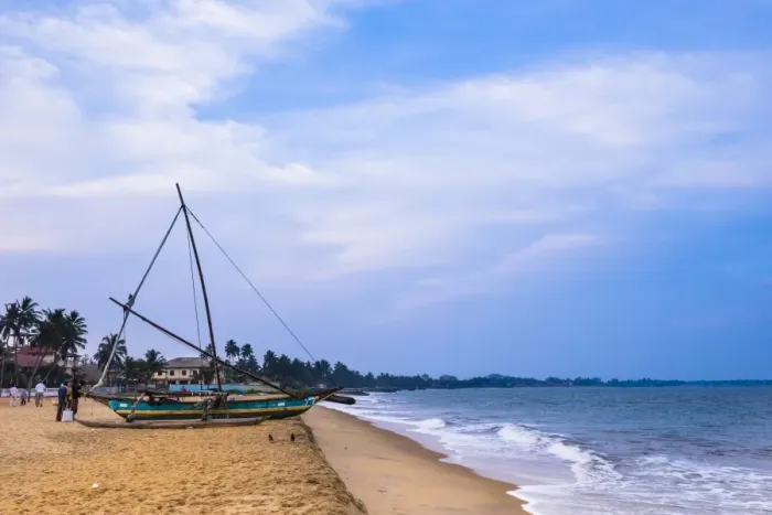 Framed Print : Traditional outrigger fishing boat (oruva), Negombo Beach, Negombo, Sri Lanka, Asia Framed Print : Traditional outrigger fishing boat (oruva), Negombo Beach, Negombo, Sri Lanka, Asia
