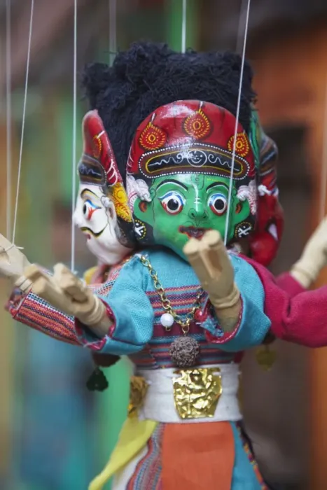 Framed Print : Traditional puppets, Patan, Kathmandu, Nepal, Asia Framed Print : Traditional puppets, Patan, Kathmandu, Nepal, Asia